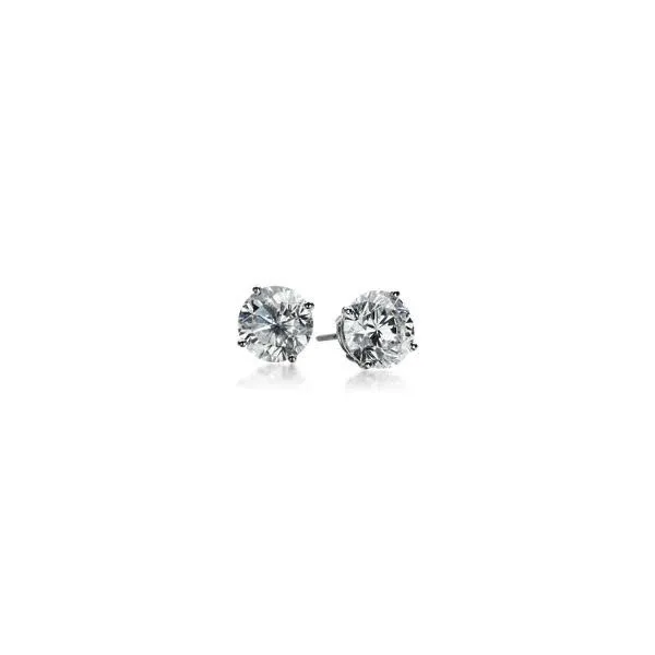 Lady's Stud Earrings W/2  Diamonds Orin Jewelers Northville, MI