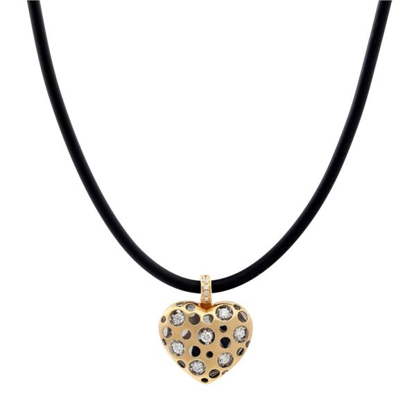 Mirror Diamond Heart Necklace Orin Jewelers Northville, MI
