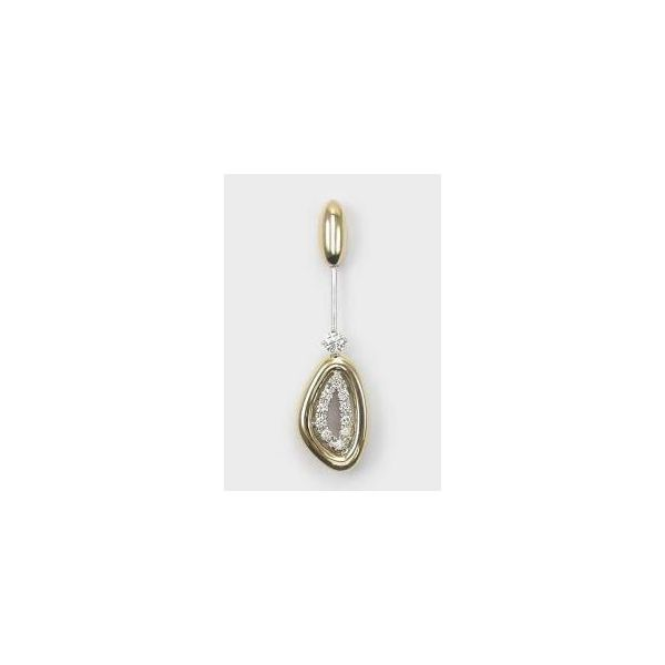18k Yellow Gold Pendant With 11 Diamonds Orin Jewelers Northville, MI