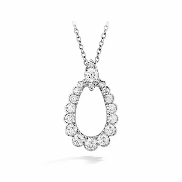 18k White Gold Pendant With 18 Diamonds Orin Jewelers Northville, MI