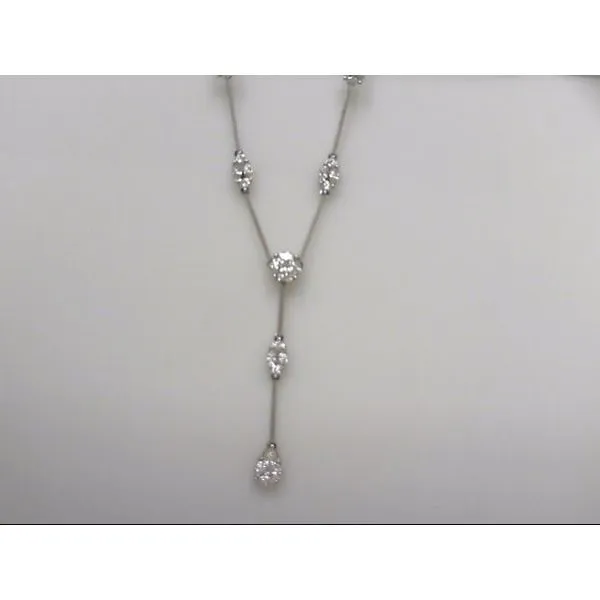 18k White Gold Necklace With 53 Diamonds Orin Jewelers Northville, MI