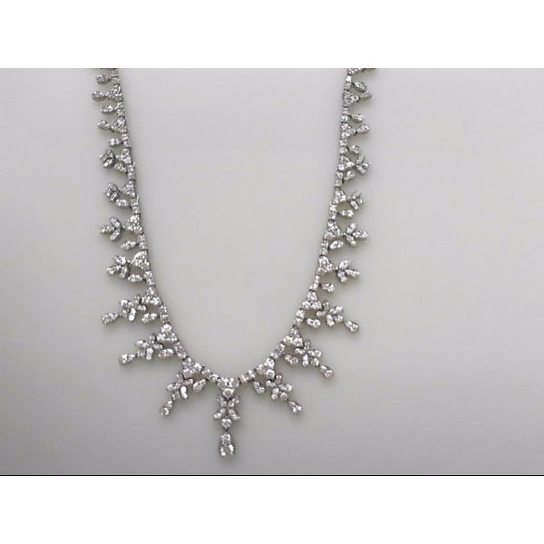 18k White Gold Necklace With 455 Diamonds Orin Jewelers Northville, MI