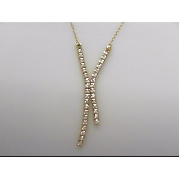 Lady's Yellow Gold 18 Karat Necklace With 34 Diamonds Orin Jewelers Northville, MI