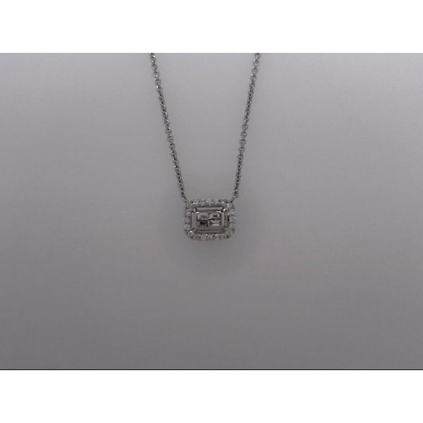 White Gold 14 Karat Necklace With 24 Diamonds Orin Jewelers Northville, MI