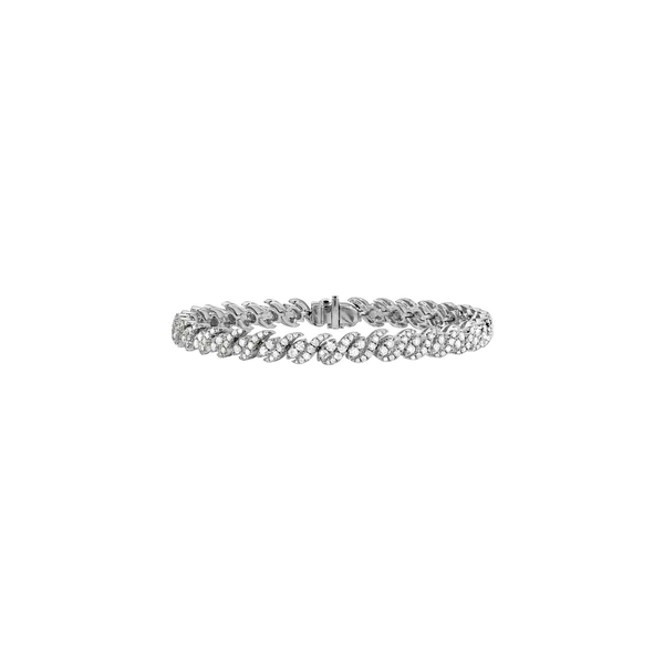 Lady's 18K White Gold Bellisimo Bracelet W/297 Diamonds Orin Jewelers Northville, MI