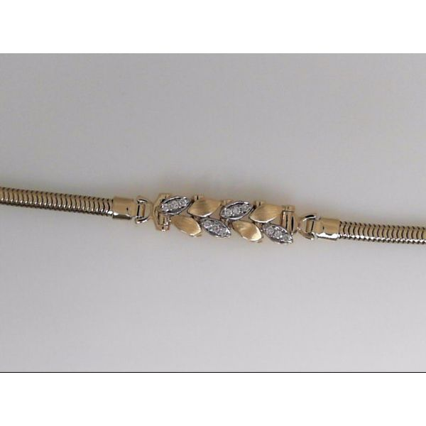 14k Yellow Gold Add-A-Link Bracelet With 12 Diamonds Orin Jewelers Northville, MI