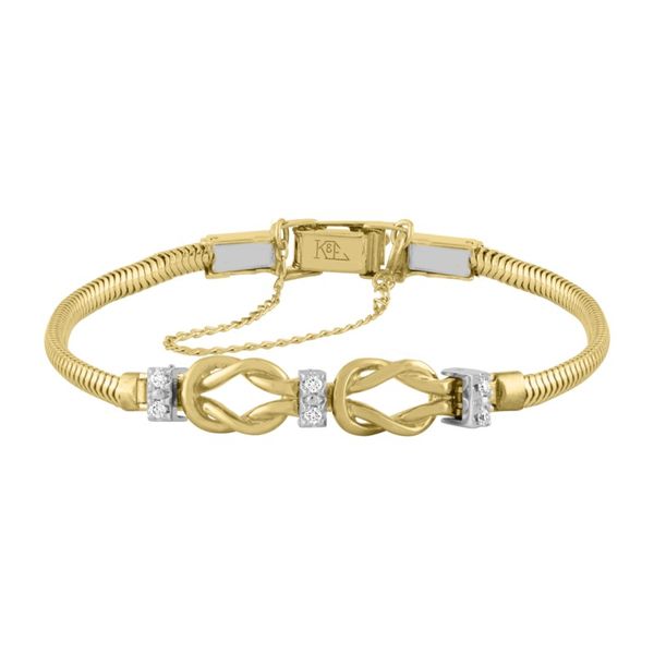 14k Yellow Gold Add-A-Link Bracelet With 6 Diamonds Orin Jewelers Northville, MI