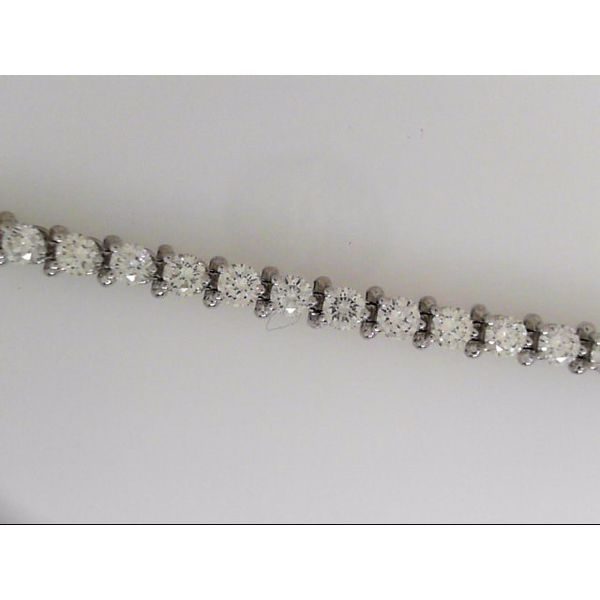 Lady's White Gold 14 Karat Tennis Bracelet With 39 Diamonds Orin Jewelers Northville, MI