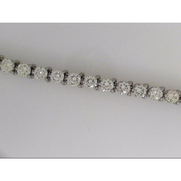 Lady's White Gold 14 Karat Bracelet With 38 Diamonds Orin Jewelers Northville, MI