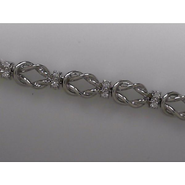 14k White Gold Add-A-Link Bracelet With 24 Diamonds Orin Jewelers Northville, MI