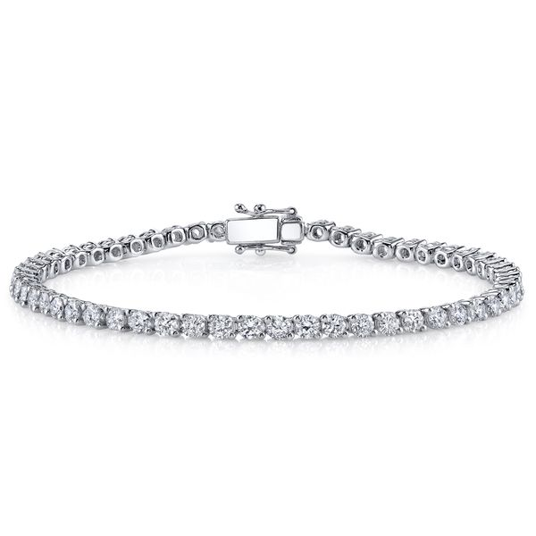 18k White Gold Diamond Bracelet With 65 Diamonds Orin Jewelers Northville, MI