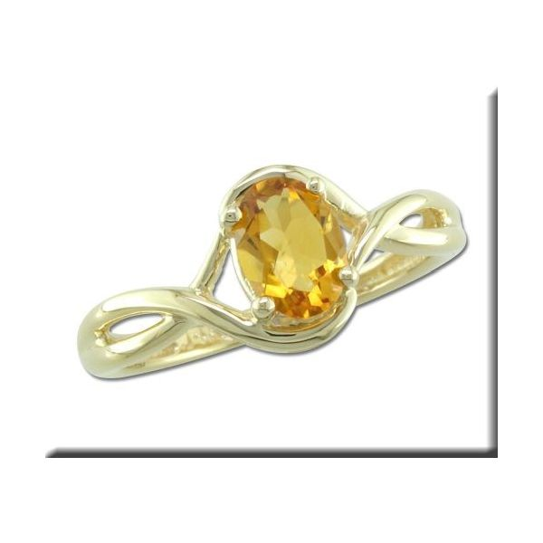 Lady's 14K Yellow Gold Ring W/1 Citrine Orin Jewelers Northville, MI