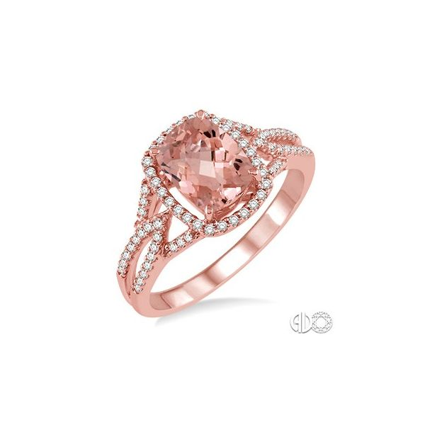 Morganite & Diamond Ring Orin Jewelers Northville, MI