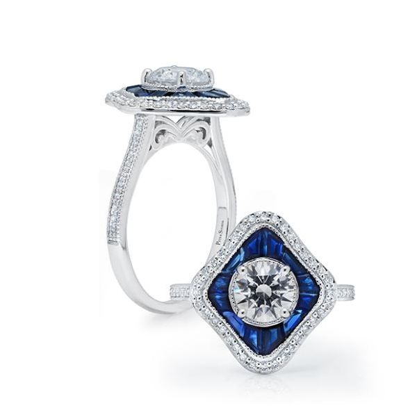 Sapphire and Diamond Ring Orin Jewelers Northville, MI