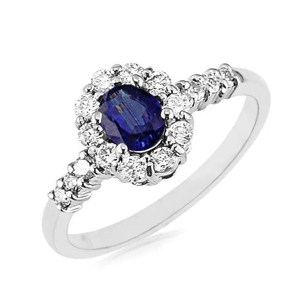 Sapphire & Diamond Ring Orin Jewelers Northville, MI