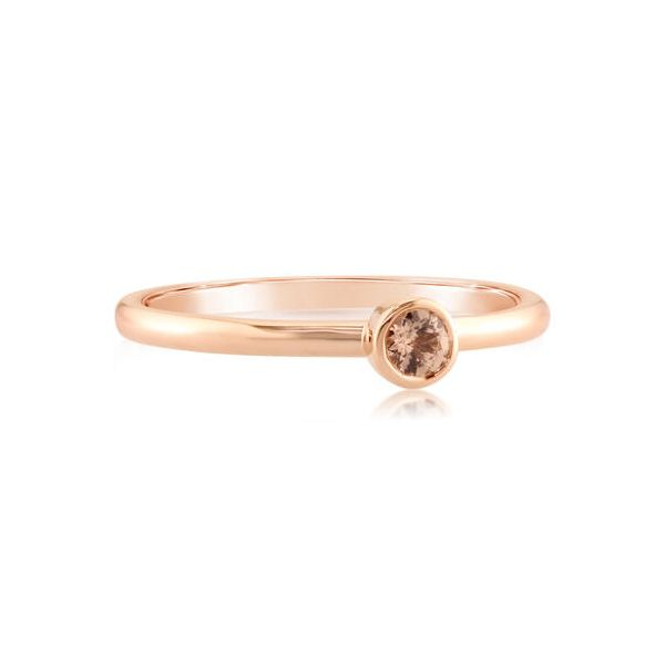 14k Rose Gold Lotus Garnet Ring Orin Jewelers Northville, MI