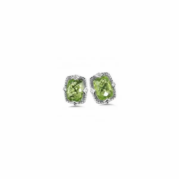 Lady's SS Peridot Earrings Orin Jewelers Northville, MI