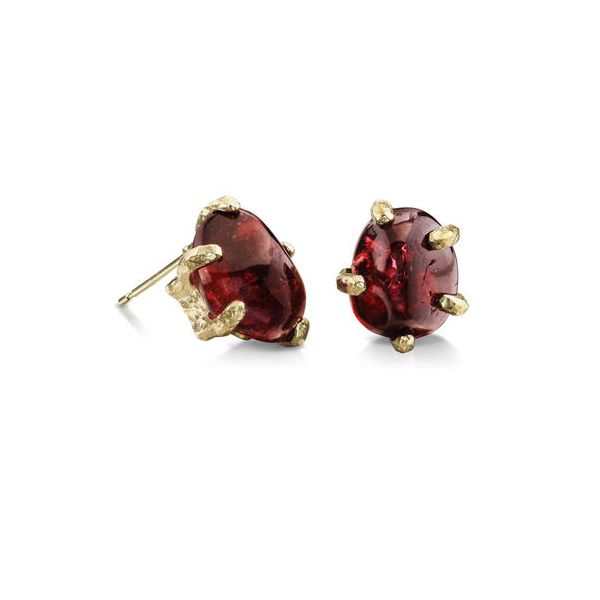 Rhodolite Garnets stud earrings Orin Jewelers Northville, MI