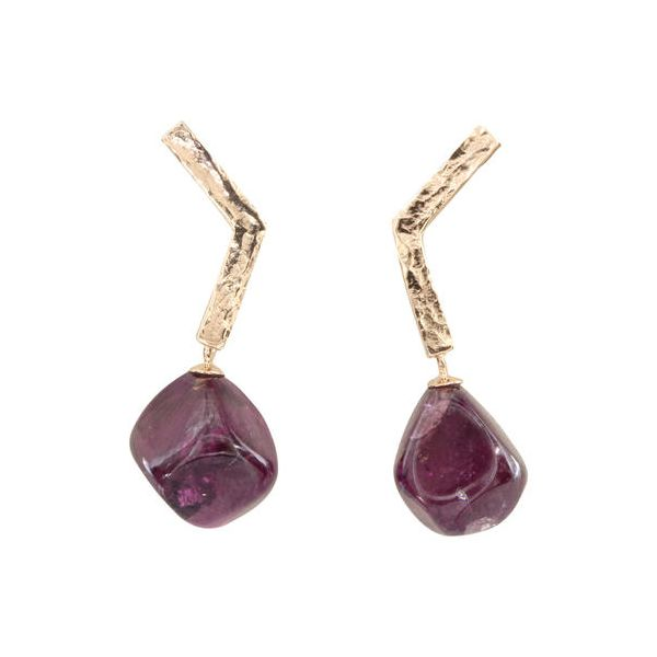 Purple Garnet Earrings Orin Jewelers Northville, MI