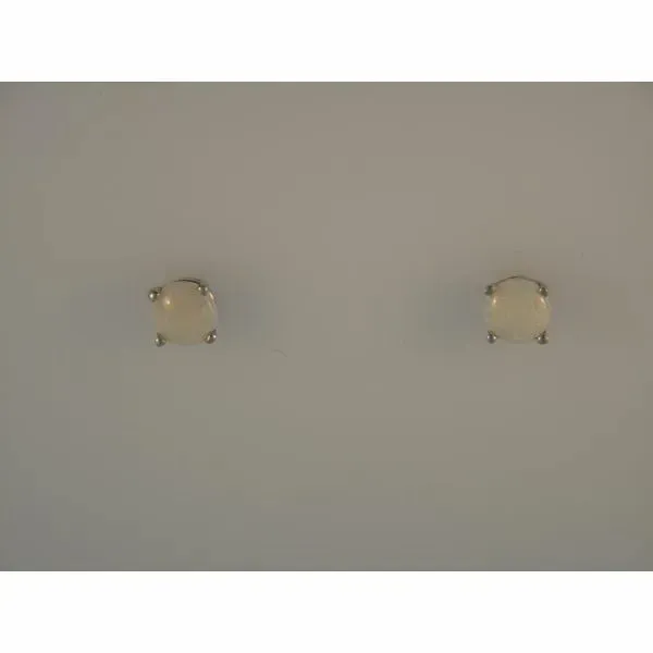 Lady's 14 Karat Yellow Gold Opal Stud Earrings Orin Jewelers Northville, MI