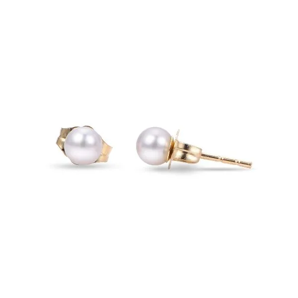 14ky 3mm  Cultured Pearl Stud Earrings Orin Jewelers Northville, MI