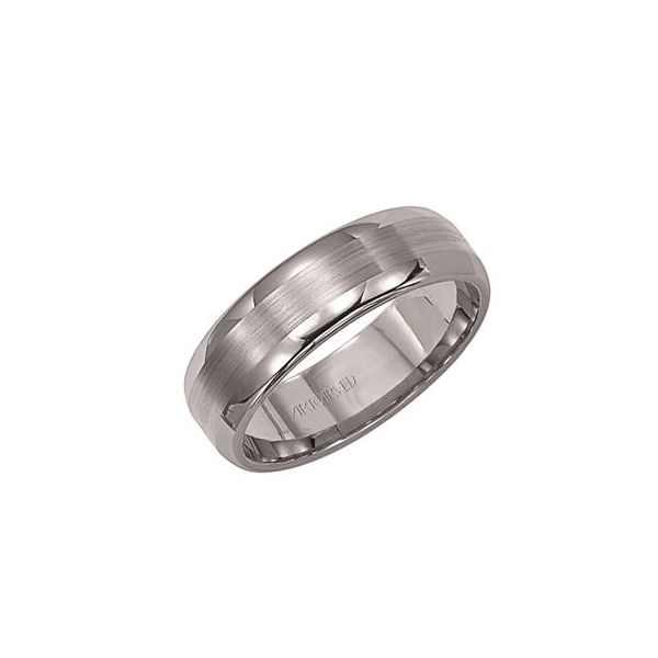 Gent's 8mm 18K Gold & Tungsten Carbide Band Orin Jewelers Northville, MI