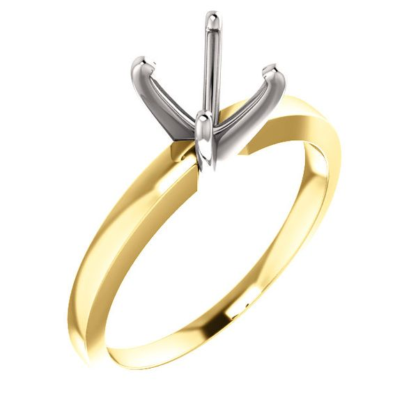 Lady's 14K Yellow Gold Ring Mounting Orin Jewelers Northville, MI