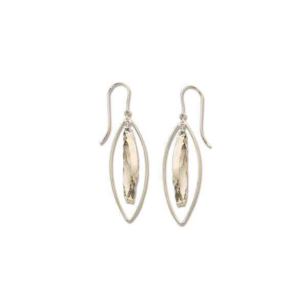 14K Yellow Gold Mini Marquis Combo Earrings Orin Jewelers Northville, MI