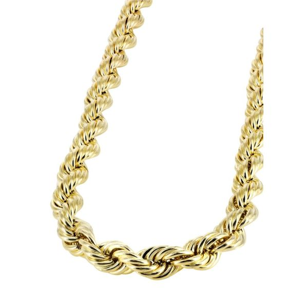 ESTATE - 14K Yellow Gold HOLLOW Rope Chain Orin Jewelers Northville, MI