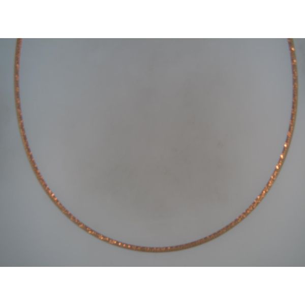 Lady's 14K Two Tone Rosé & White Gold Reversible Chain Orin Jewelers Northville, MI