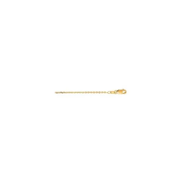 14 Karat Yellow Gold Cable Chain, 18