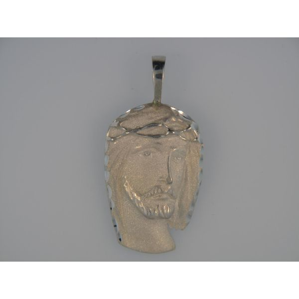 Sterling Silver Jesus's Head Pendant Orin Jewelers Northville, MI