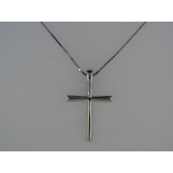 Lady's 14K White Gold Cross Orin Jewelers Northville, MI