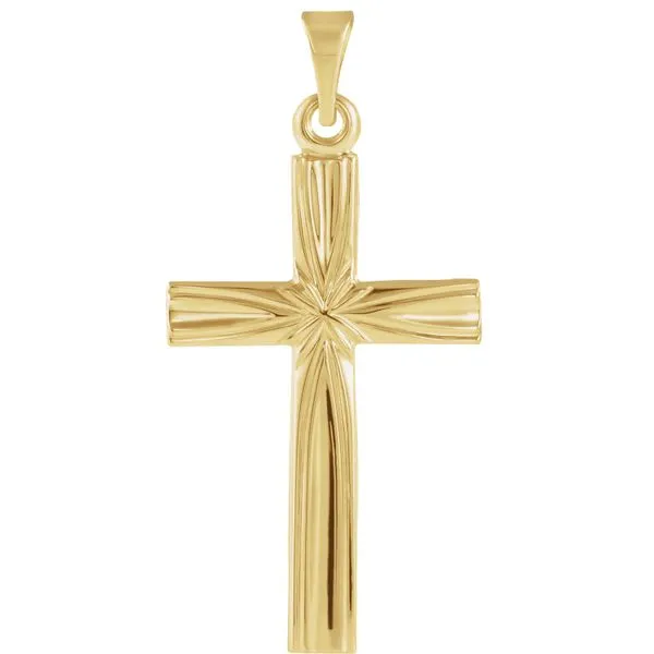 Lady's 14K Yellow Gold Cross Charm Orin Jewelers Northville, MI