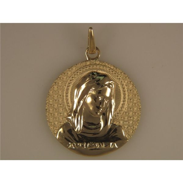 Lady's 14K Yellow Gold Ave Maria Charm Orin Jewelers Northville, MI