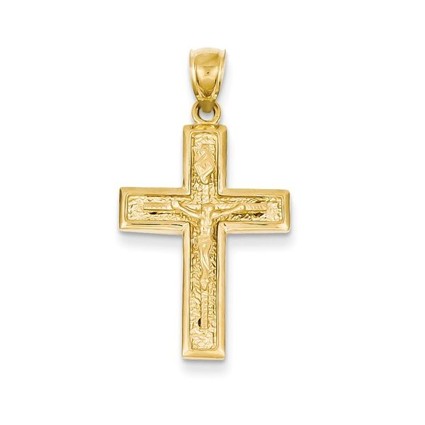 14k Polished Crucifix Pendant Orin Jewelers Northville, MI