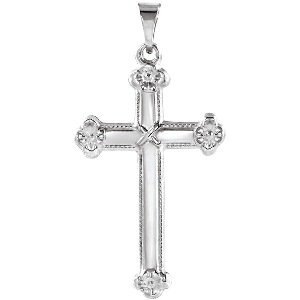 14K White Gold Cross Pendant Orin Jewelers Northville, MI