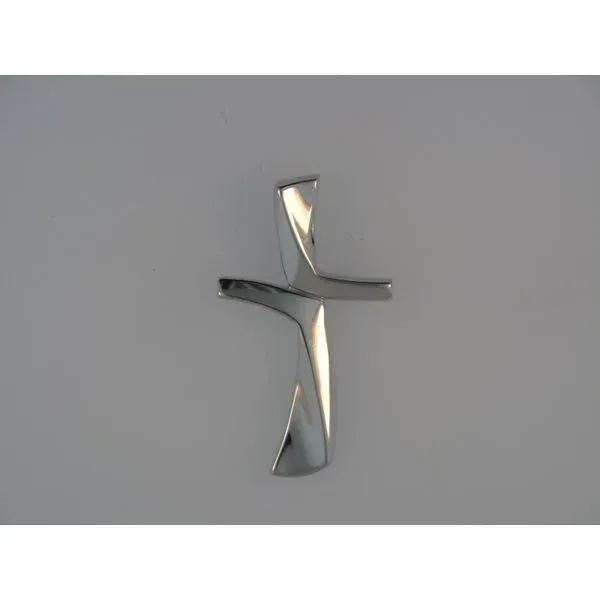 14k White Gold Swirl Cross Charm Orin Jewelers Northville, MI