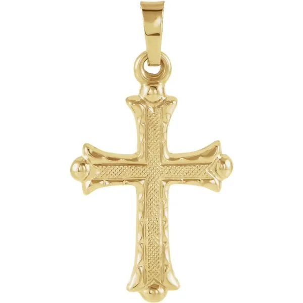 Lady's 14 Karat Yellow Gold Cross Charm Orin Jewelers Northville, MI