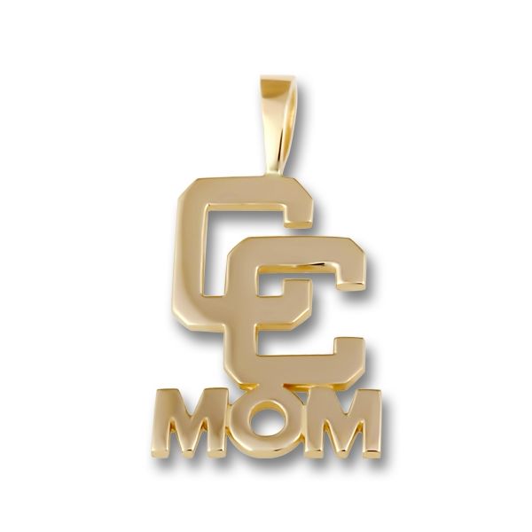 Yellow Gold CC Mom Pendant Orin Jewelers Northville, MI