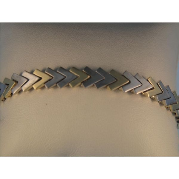 Lady's 14K Two Tone Gold Bracelet Orin Jewelers Northville, MI