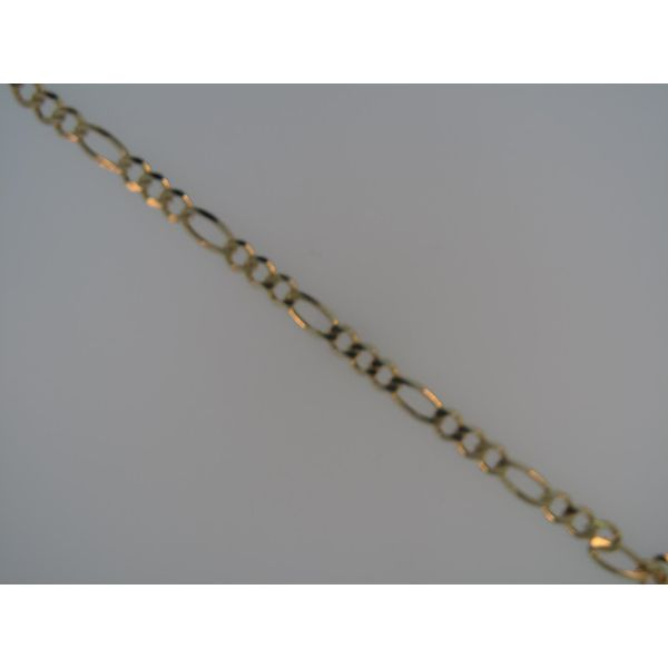 ESTATE COLLECTION - 14K Yellow Gold Figaro Bracelet Orin Jewelers Northville, MI