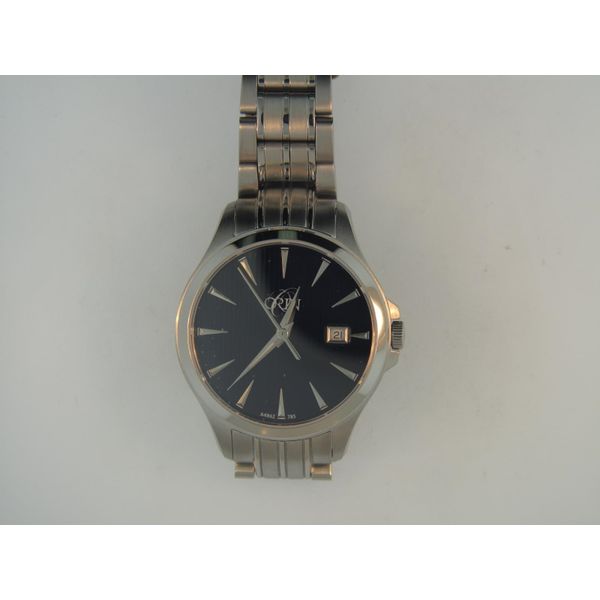 Lady's ORIN Stainless Steel Watch W/Blue Dial Orin Jewelers Northville, MI