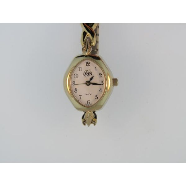 Lady's Yellow Stainless Steel Dress Watch Orin Jewelers Northville, MI