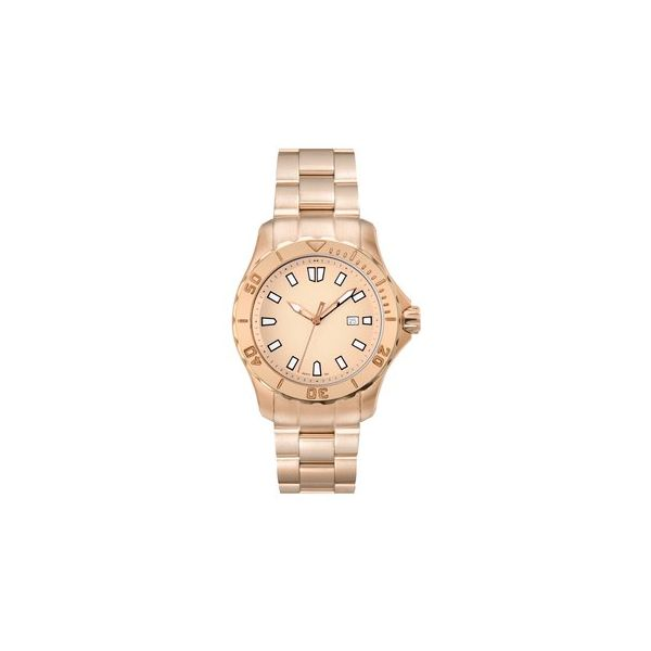 Lady's ORIN Stainless Steel Rosé Gold Watch Orin Jewelers Northville, MI