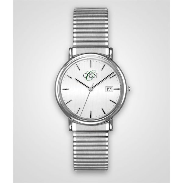Lady's ORIN Watch White Case & Dial, Expansion Band Orin Jewelers Northville, MI