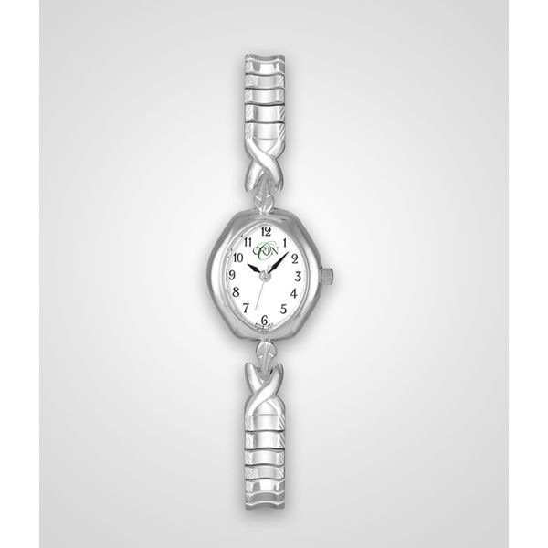 Lady's ORIN Watch White Case/Dial, Expansion Band Orin Jewelers Northville, MI
