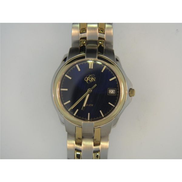 Gent's ORIN Two Tone Watch w/Blue Dial Orin Jewelers Northville, MI