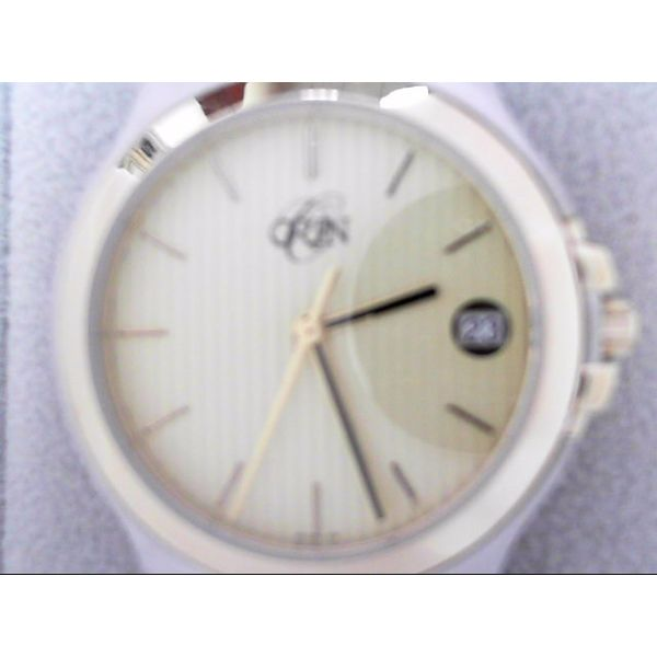 Gent's ORIN Watch Two Tone Case & Band, Yellow Dial Orin Jewelers Northville, MI