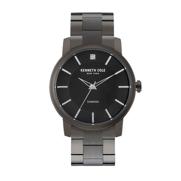 Men's Kenneth Cole Watch With Gun Metal Color Dial & Bracelet Orin Jewelers Northville, MI